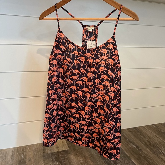 J. Crew Factory Tops - NWT Jcrew Factory camisole in flamingo print